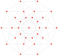 Real {4,3,3,3}, , with 32 vertices, 80 edges, 80 faces, 40 cells, and 10 4-faces