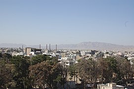 Herat skyline with Musallah minarets, 2009