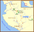 Western Mexico archaeological sites