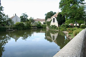 Pond and chapel