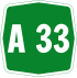 Autostrada A33 shield}}