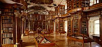 Lesesaal der Stiftsbibliothek St. Gallen