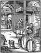 „Der Bierbreuwer“, Holzschnitt aus Jost Ammans „Ständebuch“ (1568)