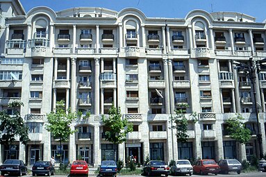 Apartment buildings on Bulevardul Unirii, Bucharest, Romania, unknown architects, 1980s