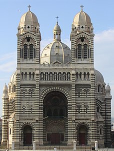 Marseille Cathedral by Léon Vaudoyer and Henri-Jacques Espérandieu (1852–96)