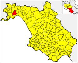 Cava within the Province of Salerno
