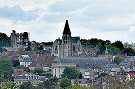 The church and town centre in Clermont