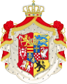 Wappen der Großherzöge von Oldenburg (jüngere Linie Holstein-Gottorp)