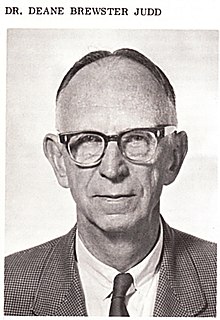 Portrait of Dr. Deane B. Judd