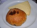 Image 15Eccles cake and Lancashire cheese at a restaurant (from Lancashire cheese)