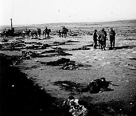 corpses of Spanish military after the Annual carnage