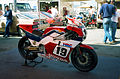 The Honda NS500, ridden by Freddie Spencer in the 1983 season on display.