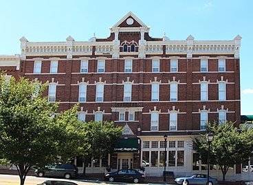 Hotel Brumley, now General Morgan Inn & Conference Center, 111 North Main Street