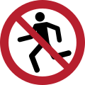 P048: Laufen verboten