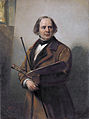 Portrait of Jan Willem Pieneman, Painter, Father of Nicolaas Pieneman (1860)