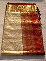 Handloom Kanchivaram silk sari.