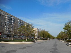 Myru Avenue - the central street of the city