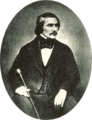 Nikolai Gogol, by Sergei Lvovich Levitsky, 1849