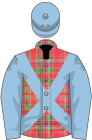 Mcallister Tartan, Light Blue cross belts, sleeves and cap