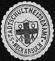 Siegelmarke des Stadtschultheißenamts Neckarsulm