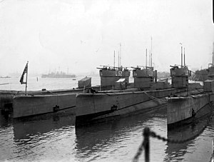 Submarine Flotilla 1933 at Gosport
