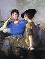 Edmund Tarbell, The Sisters, 1921, Gibbes Museum of Art, Charleston, South Carolina