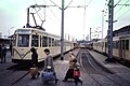 Ein Zug der ehemaligen Linie 2 in Oostende, 1982