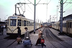Tram in Ostend, 1982