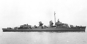 USS Charles J. Badger (DD-657) in July 1943