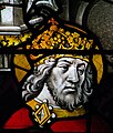 Charlemagne on the Window of the Dukes at Moulins Cathedral, late 15th century