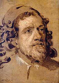 Porträt des Architekten Inigo Jones, Anthonis van Dyck