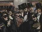 The Ball of the Opera (Detail), Manet is the man with the blond beard