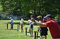 Trap shooting in USA.