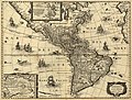 Image 4A 17th-century map of the Americas (from History of Latin America)