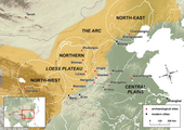 The Majiayuan culture was part of the "Arc of the eastern Steppe", next to the Central Plain of China.[14]