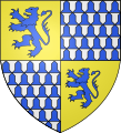 Coat of arms of the Lützelbourg (or Lützelburg) family, lords of Fléville, branch of the counts of Lutzelbourg.