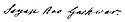 Sayajirao Gaekwad III's signature
