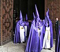 Members of brotherhoods during Holy Week in Valladolid