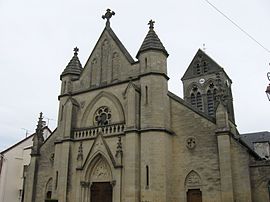 The church of Charly-sur-Marne