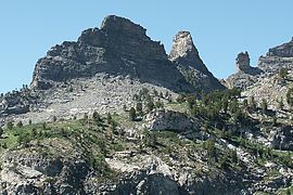 Chimney Rock, above Angel Lake
