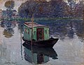 Claude Monet: Das Boot des Malers (Le Bateau-atelier), 1874
