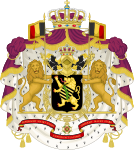 Coat of arms of the reigning monarch since 2019, used by Philippe