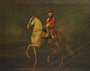 Henry Herbert, 10th Earl of Pembroke, who commissioned David Morier to paint eight paintings of the 15th light dragoons