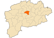 Location of Guelma in the Guelma Province