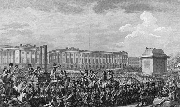 Place de la Concorde – Hinrichtung Ludwig XVI. am 21. Januar 1793