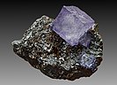Fluorite and sphalerite, from Elmwood mine, Smith county, Tennessee, US