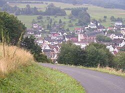 Frammersbach from Bäckersberg ("Baker's Hill")