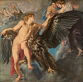 The Rape of Ganymede (1611–1612) by Rubens, Liechtenstein Museum