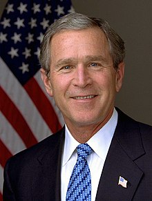 Official portrait of George W. Bush