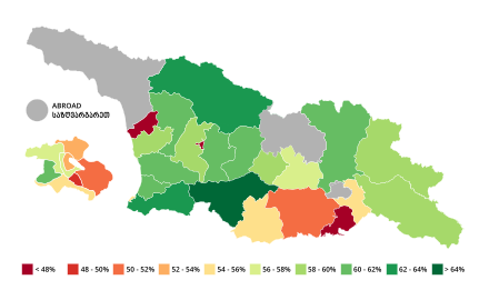 Voter turnout by constituency